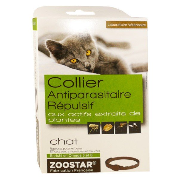 Collier antiparasitaire rouge pour chat Beaphar
