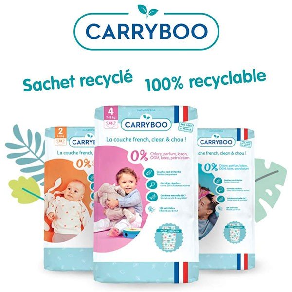 Carryboo Couches Single Pack Mini T2 (3-6kg) 30 couches