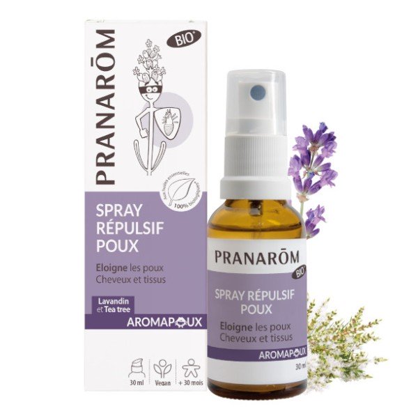 PRANAROM anti-parasites BIO spray répulsif - éloigne les poux 30 ml –  Pharmunix