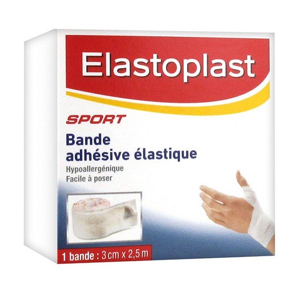 Elastoplast Sport Bande Adhésive Elastique 3cm x 2,5m