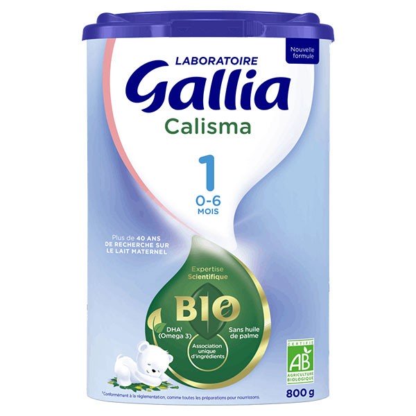 Gallia Calisma Bio 1er âge 800g pas cher