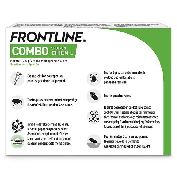 Frontline Combo Chien L 6 pipettes