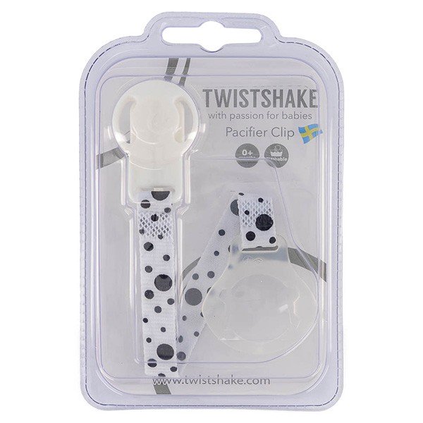 Twistshake Twistshake Pacifier Clip Black - Attache-suce 