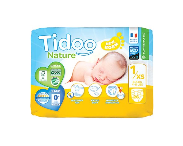 Tidoo Night & Day Couches Taille 1 Newborn 26 couches